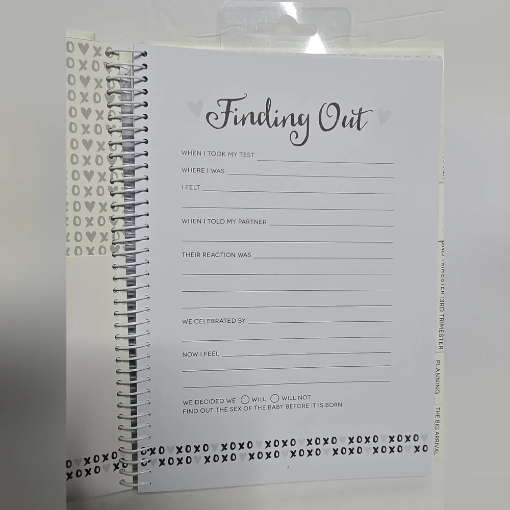 MY PREGNANCY JOURNAL : Pearhead Photos Pockets Memory Pages w Soft Leather Cover